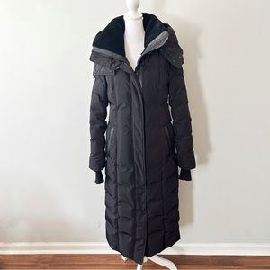 Mackage Elegant Black Long Puffer Jacket